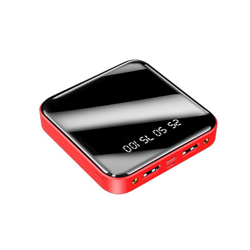 Mini Power Bank 20000 MAh With Mirror Digital Display